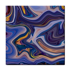 Liquid Marble Background Tile Coaster