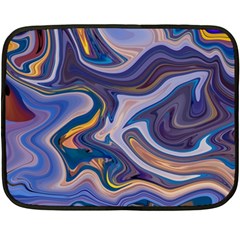 Liquid Marble Background Double Sided Fleece Blanket (mini) 