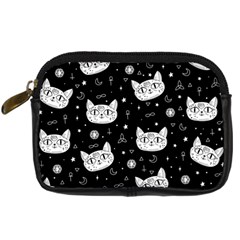 Gothic cat Digital Camera Leather Case