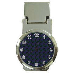 Black Rose Blue Money Clip Watches by snowwhitegirl