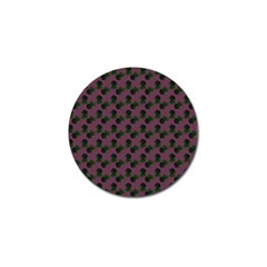 Black Rose Mauve Golf Ball Marker by snowwhitegirl