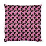 Black Rose Light Pink Standard Cushion Case (Two Sides) Front