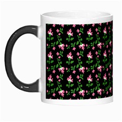Carnation Pink Black Morph Mugs by snowwhitegirl