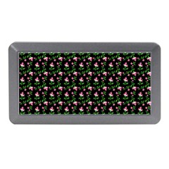 Carnation Pink Black Memory Card Reader (mini) by snowwhitegirl