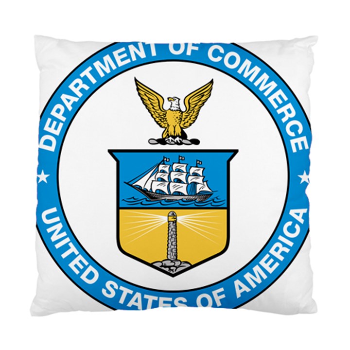 Seal of United States Department of Commerce Standard Cushion Case (Two Sides)