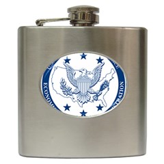 Seal Of Economic Development Administration Hip Flask (6 Oz) by abbeyz71