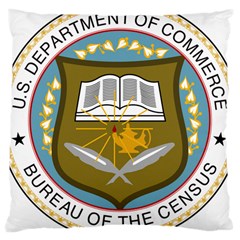 Seal Of United States Census Bureau Large Cushion Case (two Sides) by abbeyz71