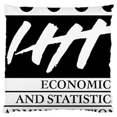 Logo Of Economics And Statistics Administration Large Cushion Case (two Sides) by abbeyz71