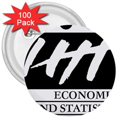 Logo Of Economics And Statistics Administration 3  Buttons (100 Pack)  by abbeyz71