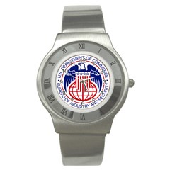 Seal Of United States Department Of Commerce Bureau Of Industry & Security Stainless Steel Watch