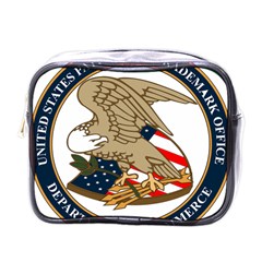 Seal Of United States Patent And Trademark Office Mini Toiletries Bag (one Side) by abbeyz71