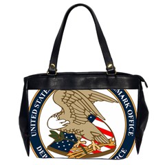 Seal Of United States Patent And Trademark Office Oversize Office Handbag (2 Sides) by abbeyz71