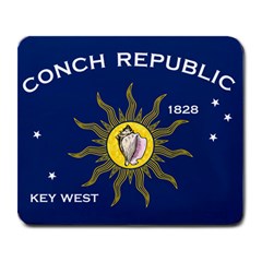 Flag Of Conch Republic Large Mousepads by abbeyz71