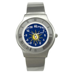 Flag Of Conch Republic Stainless Steel Watch