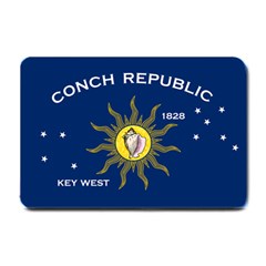 Flag Of Conch Republic Small Doormat  by abbeyz71