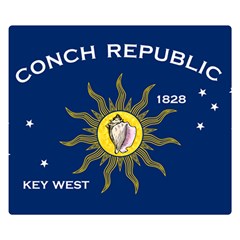 Flag Of Conch Republic Double Sided Flano Blanket (small)  by abbeyz71