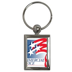 Logo Of United States Commercial Service  Key Chain (rectangle) by abbeyz71