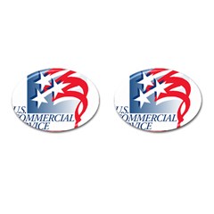 Logo Of United States Commercial Service  Cufflinks (oval)