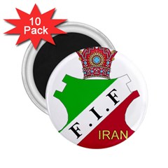 Pre 1979 Logo Of Iran Football Federation 2 25  Magnets (10 Pack)  by abbeyz71