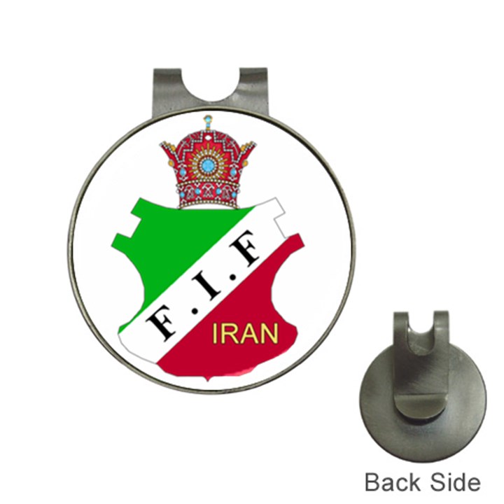 Pre 1979 Logo of Iran Football Federation Hat Clips with Golf Markers