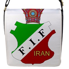 Pre 1979 Logo Of Iran Football Federation Flap Closure Messenger Bag (s) by abbeyz71