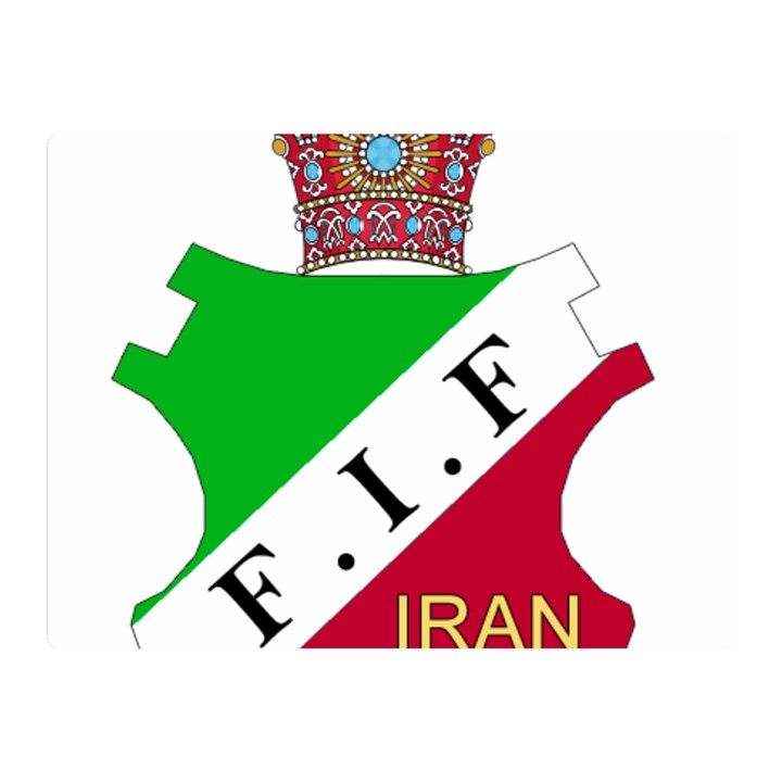 Pre 1979 Logo of Iran Football Federation Double Sided Flano Blanket (Mini) 