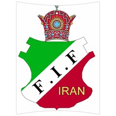 Pre 1979 Logo Of Iran Football Federation Back Support Cushion by abbeyz71