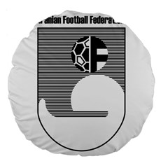 Iran Football Federation 1978 World Cup Logo  Large 18  Premium Flano Round Cushions by abbeyz71