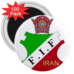 Iran Football Federation Pre 1979 3  Magnets (100 Pack) by abbeyz71