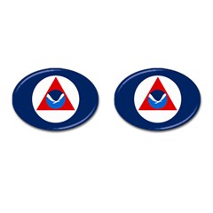 Flag Of National Oceanic And Atmospheric Administration Cufflinks (oval) by abbeyz71