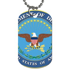 Seal Of United States Department Of Defense Dog Tag (one Side) by abbeyz71