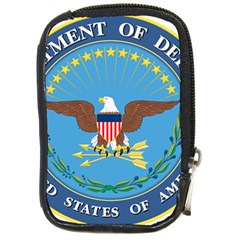 Seal Of United States Department Of Defense Compact Camera Leather Case by abbeyz71