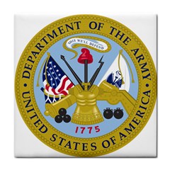 Emblem Of The United States Department Of The Army Face Towel by abbeyz71