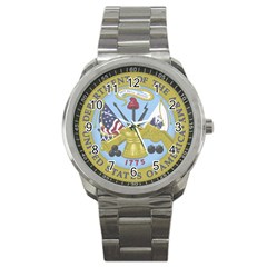 Emblem Of United States Department Of Army Sport Metal Watch by abbeyz71