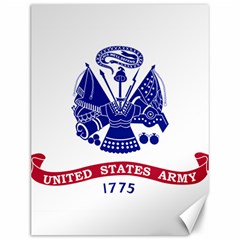 Flag Of United States Department Of Army  Canvas 12  X 16  by abbeyz71