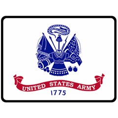 Flag Of United States Department Of Army  Fleece Blanket (large)  by abbeyz71