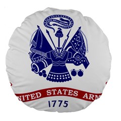 Flag Of United States Department Of Army  Large 18  Premium Round Cushions by abbeyz71