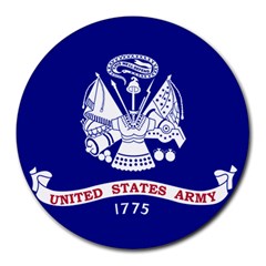 Field Flag Of United States Department Of Army Round Mousepads by abbeyz71