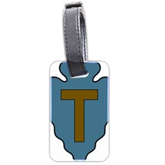 United States Army 36th Infantry Division Shoulder Sleeve Insignia Luggage Tag (two Sides)