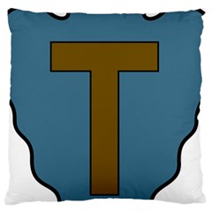 United States Army 36th Infantry Division Shoulder Sleeve Insignia Large Cushion Case (two Sides) by abbeyz71