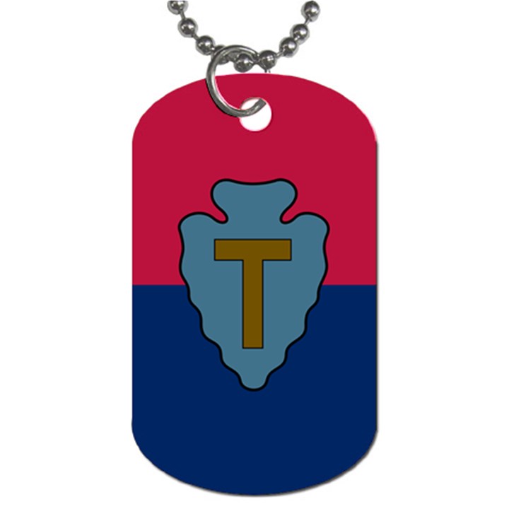 Flag of United States Army 36th Infantry Division Dog Tag (Two Sides)
