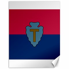 Flag Of United States Army 36th Infantry Division Canvas 12  X 16  by abbeyz71