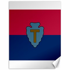 Flag Of United States Army 36th Infantry Division Canvas 18  X 24  by abbeyz71