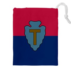 Flag Of United States Army 36th Infantry Division Drawstring Pouch (4xl) by abbeyz71