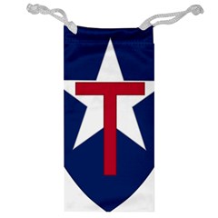 Coat Of Arms Of Texas State Guard Jewelry Bag by abbeyz71