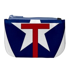 Coat Of Arms Of Texas State Guard Large Coin Purse by abbeyz71