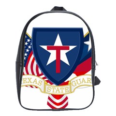 Logo Of Texas State Guard School Bag (large) by abbeyz71