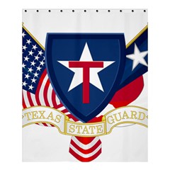 Logo Of Texas State Guard Shower Curtain 60  X 72  (medium)  by abbeyz71