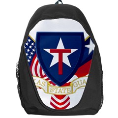 Logo Of Texas State Guard Backpack Bag by abbeyz71