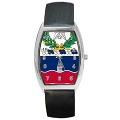 Coat Of Arms Of United States Army 142nd Infantry Regiment Barrel Style Metal Watch by abbeyz71